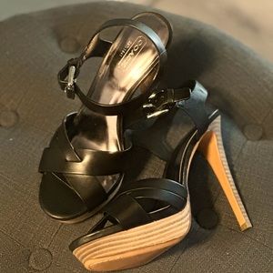 Coach Black Heeled sandals 7